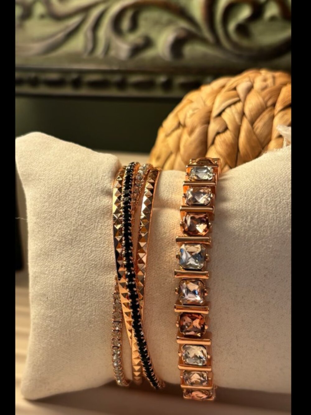Bomb Party Bracelet Set on Rose Gold